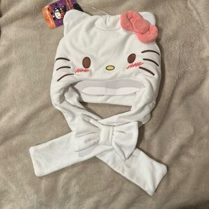 Hello Kitty White and Pink Kids Hat